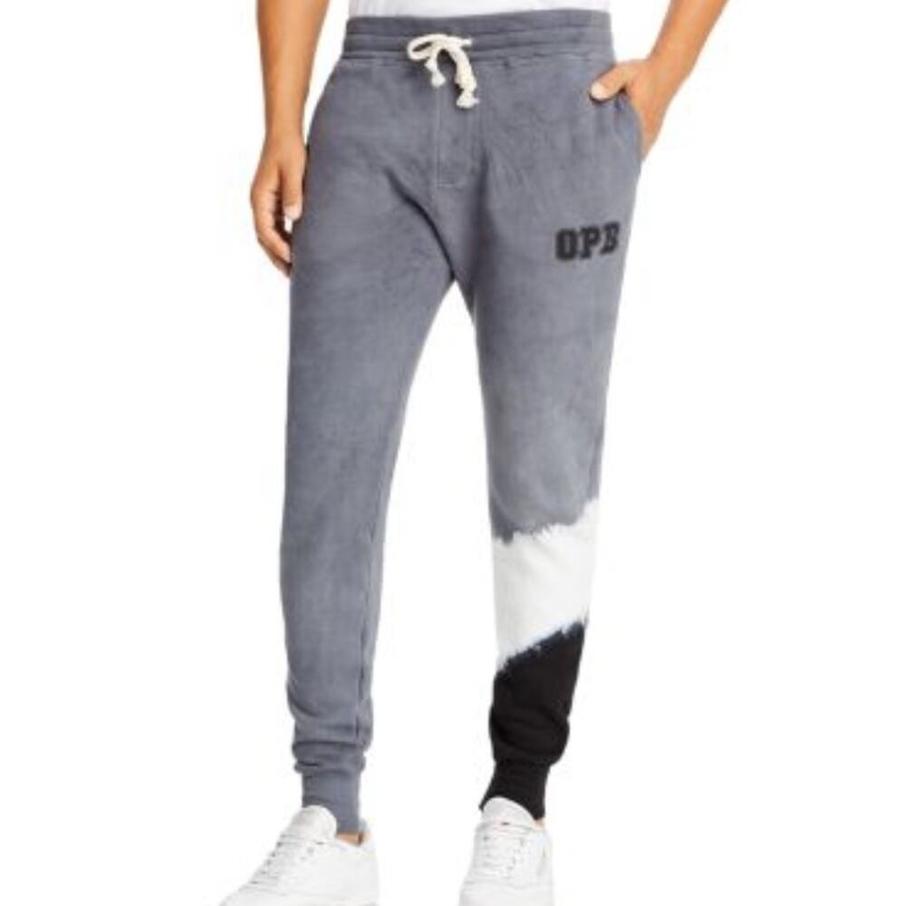 Original Paperbacks Men's Brighton Striped Leg Tie Dye Joggers Size L